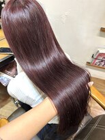 アリスバイアフロート 自由が丘(ALICe by AFLOAT)&nbsp;〈藤間〉ブリーチなし/カシスピンク/韓国ヘア/ツヤ感カラー