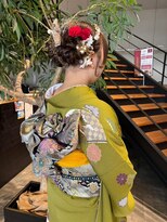 ビーワールド(B WORLD)&nbsp;お団子/成人式/二十歳/髪飾り/和装