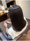 美髪のススメ×暗髪♪透明感グレージュ♪