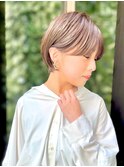 似合わせショートボブ◇夏に映えるカラー×小顔ショート