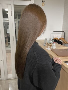 テラス 金沢(Terrace) 髪質改善×赤みなしブラウン【三盃】