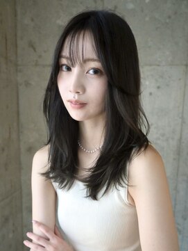 プロス(Pros) 透明感アッシュグレージュ/ほつれるレイヤー/表参道