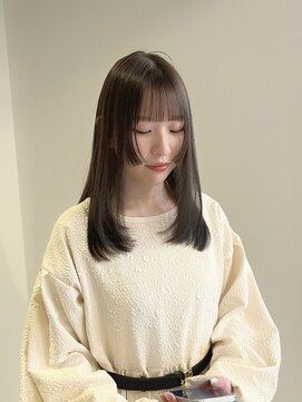 イル 天神西通り店(ill) 姫カット/オリーブベージュカラー