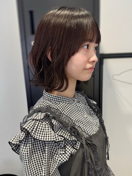 ホープ(hope) 肩上ボブ ウェーブ巻き仕上げ