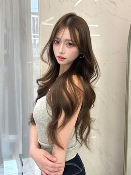 グレージュ/レイヤーカット/ハッシュカット/オリーブベージュ/栄