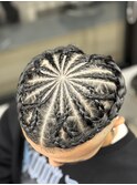 地毛コーンロウ[特殊ヘア下北沢/メンズサロン]