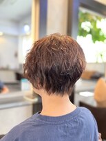 アトリエファゴ ハナミズキ店&nbsp;【Yuine】ショートスタイルナチュラルパーマ