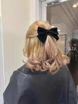 ジーナ 天神(Zina)&nbsp;ハーフアップ/着物/ヘアセット/ヘアアレンジ[福岡天神]