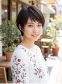 前髪オン眉ベリーショート