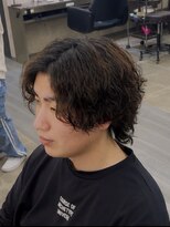 グリードヘアー(greed hair)&nbsp;波巻きツイストスパイラルウルフパーマ
