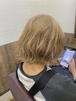 hair salon reto【ヘアサロン レト】 ハイトーンボブ