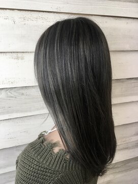 ペスカ 仙台駅前店(pesca) アッシュグレー×ハイライト