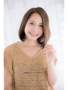 ミック ヘアアンドメイク アップ 駒込店(miq Hair&Make up) 上品フォルムの大人スマートボブ