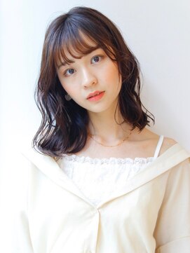 エムスラッシュ センター南(M.SLASH) 【M.SLASH】大人かわいいフェミニンセミディ/ダークカラー!