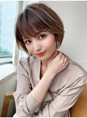 アフロート【NAOYA】小顔　シースルー前髪　クセ毛ショート
