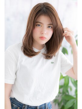 ミック 日暮里店(miq) 好感度◎リラクシーかき上げワンカールストレートb