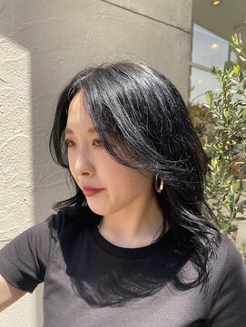 エクリフルール(equri fleur) フェザーバング×顔まわりレイヤー