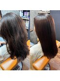 髪質改善　縮毛矯正