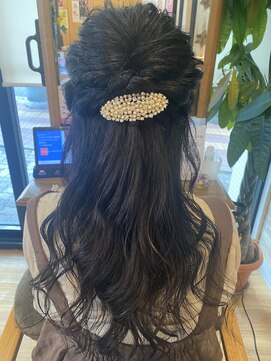 フレンズ 手稲店(friend's) ハーフアップ