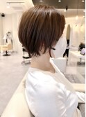大人丸みショートボブ