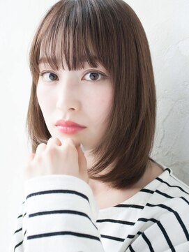 クラッチムク 博多口(CLUTCH muk.) 大人可愛い小顔美髪ツヤ髪レイヤーボブショコラアッシュA2