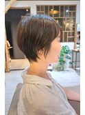 大人女子 ショートレイヤーカット