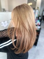 ジエクトカナウ 大阪梅田店(The Ect canow) レイヤーロング前髪グレーベージュニュアンスカラー