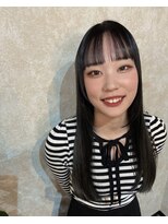 ヴェチカ 京橋店(Vechika) 切りぱなしロング/オフブラック