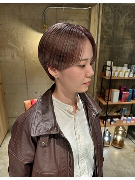 リブロ(liblo) 【ショートヘア×ラベンダーベージュ】