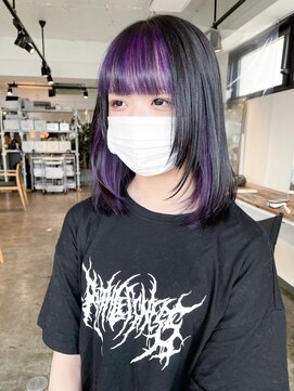 ニュート(Neut ) フェイスフレーミング/インナーカラーパープル/ケアブリーチ/