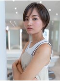 20代30代くびれショートフルバング似合わせカットイメチェン小顔