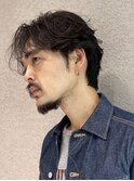萱原大幹 センターパート/眉毛/短髪/メンズカットT