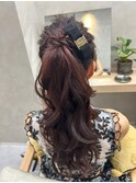 【ポニーテール】六本木/六本木駅/ヘアセット/早朝