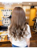 プルエクステ+カラー ボブからロング！