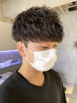 エリマバイフィフス 調布(elima by fifth)&nbsp;無造作パーマニュアンスパーマ緩めワンカール刈り上げマッシュ