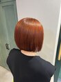ヘアサロン ナノ(hair salon nano)&nbsp;ミニボブヘア/オレンジヘア/酸性ストレート