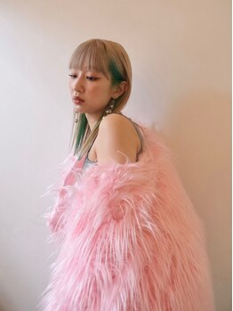オンヌ(onnu)の写真/《学割U24》クーポン多数＊最旬ハイトーン&デザインカラーなら《onnu》ファッション&メイクのTotal提案も◎