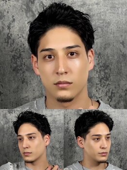 プレミアムバーバー 赤坂店(PREMIUM BARBER produce by HIRO GINZA)の写真/【全席個室/女性スタイリスト多数】流行のサイドグラデやフェードカットはメンズのプロ技術を堪能[理容室]