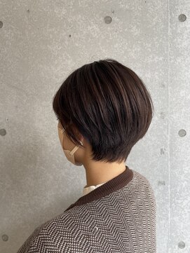 アッシュ 茗荷谷店(Ash) 大人のショートスタイル　白髪ぼかしハイライト