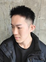 アルフレッド 平針店(alfRed)&nbsp;刈り上げショートカット　ツーブロック　マッシュ　黒髪束感