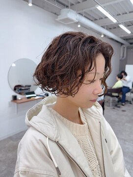 シー 北千住(sii.) 【sii. 北千住】ボブレイヤーパーマ