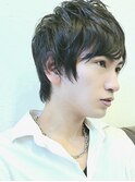 【Anne(諳)】メンズ斜めバングポイントパーマ【grande武蔵浦和】