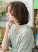 ■かきあげ前髪前下がりヘルシースタイル302-2戸頭30代40代50代
