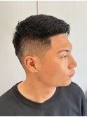 メンズビジネスバーバーフェードスタイル理容室眉毛カット顔剃り