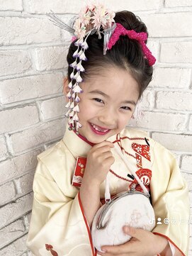 ハウス(HAUS.) 横浜駅七五三着付けヘアセット／ヘアアレンジ／日本髪／7歳髪型