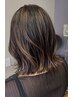 カット+白髪ぼかしハイライトカラー+トリートメント