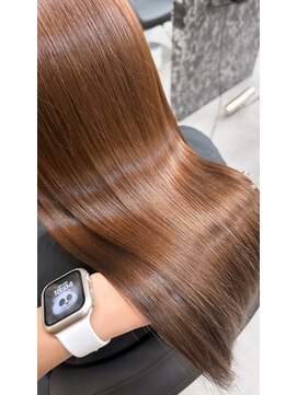 レム 長野青木島店(REM) 髪質改善カラー  maron brown