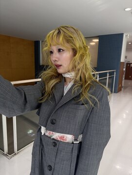 ソル 栄矢場町(SOL) イエローヘア　ニュアンスカラー