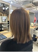 ミルクティーベージュ×ボブレイヤー