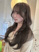 アンカーバイナチュラル(anchor by natural)&nbsp;韓国風/レイヤー/前髪カット/オリーブ/透明感/ハッシュカット